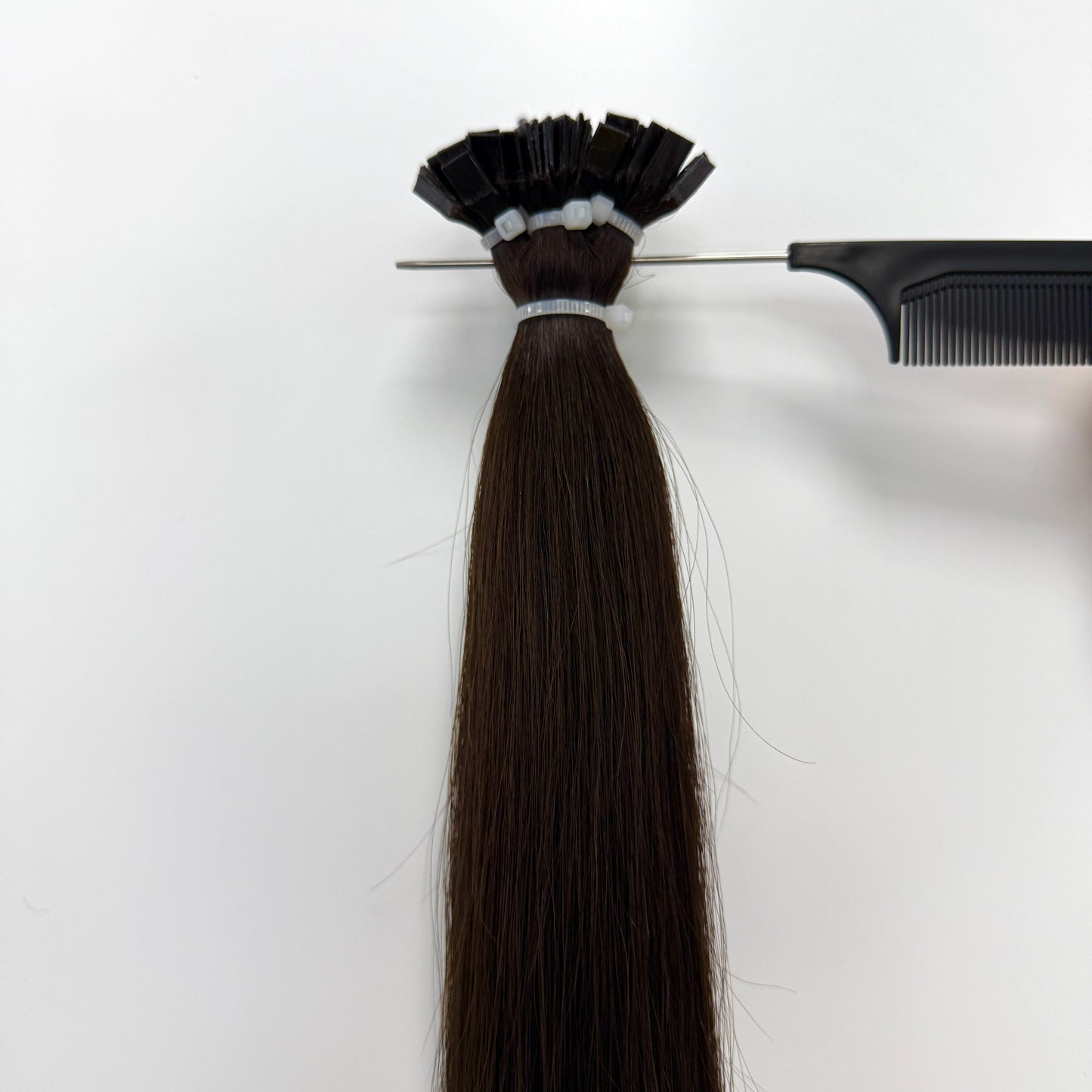 100% Human hair Flat-tip hair